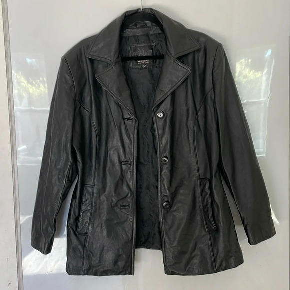 Maxima Wilsons Vintage 100% Leather Jacket Size Large - Picture 1 of 15